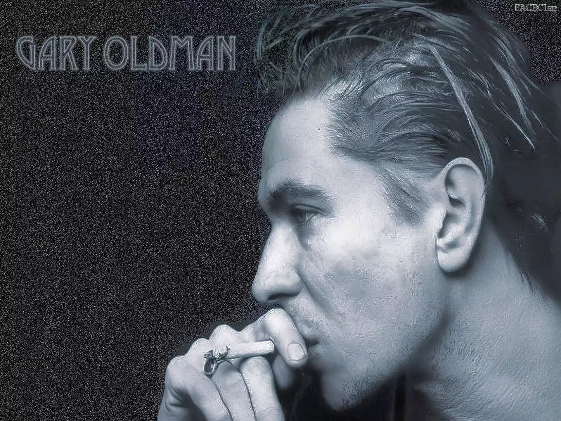 ręka, Gary Oldman, papieros